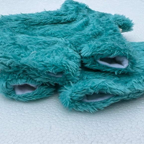 Super Soft Faux Fur Cat Bear Animal Paw Fingerless Gloves - Picture 10 of 13